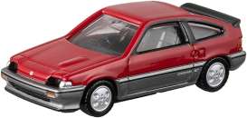 Honda  - Ballad Sports CR-X red - Tomica - 016 - topre016 | Toms Modelautos