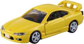 Nissan  - Silvia (S15) yellow - Tomica - 019 - topre019 | Toms Modelautos