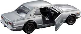 Nissan  - Skyline GTR (KPGC10) grey - Tomica - 034 - topre034 | Toms Modelautos