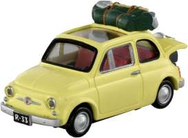 Fiat  - 500 yellow - Tomica - 005 - tounlim05 | Toms Modelautos