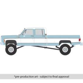Chevrolet  - Silverado K30 1978 blue/white - 1:64 - IXO America - IA64007 - ixoIA64007 | Toms Modelautos