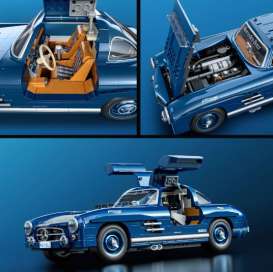 Mercedes Benz  - 300 SL blue - 1:12 - Hotwheels Brick Shop - HWW25 - hwbsHWW25 | Toms Modelautos
