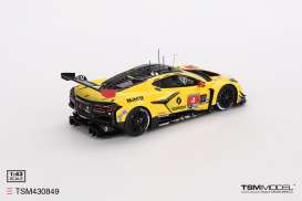 Chevrolet  - Corvette Z06 GT3.R 2025 yellow/red/black - 1:43 - TrueScale - TSM430849 - TSM430849 | Toms Modelautos