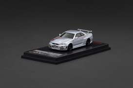 Nissan  - Nismo R34 GT-R Z-tue silver - 1:64 - Ignition - IG3840 - IG3840 | Toms Modelautos
