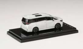 Toyota  - VELLFIRE EXECUTIVE LOUNGE  white - 1:64 - Hobby Japan - HJ641077AW - HJ641077AW | Toms Modelautos