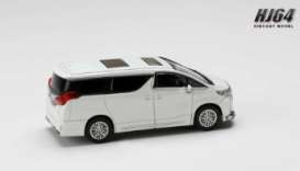 Toyota  - Alphard Customized Ver  white pearl - 1:64 - Hobby Japan - HJ644012BW - HJ644012BW | Toms Modelautos