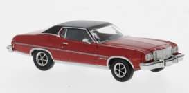 Ford  - Gran Torino 1976 red/black - 1:87 - Brekina - BRE19732 - brek19732 | Toms Modelautos