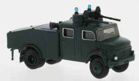Mercedes Benz  - LA 1113 1966 green - 1:87 - Brekina - BRE47184 - brek47184 | Toms Modelautos