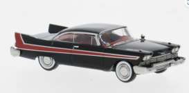 Plymouth  - Fury 1958 red/black - 1:87 - Brekina - BRE19682 - brek19682 | Toms Modelautos