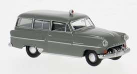 Opel  - Olympia Caravan 1954 grey - 1:87 - Brekina - BRE20245 - brek20245 | Toms Modelautos