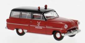 Opel  - Olympia Caravan 1954 red - 1:87 - Brekina - BRE20244 - brek20244 | Toms Modelautos