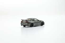 Nissan  -  GT-R (R34) Nismo Clubman Race 2003 gun metallic - 1:64 - Kyosho - 07130LGR - KYO07130LGR | Toms Modelautos