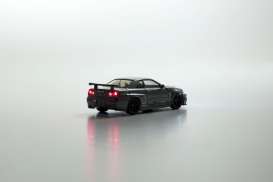 Nissan  -  GT-R (R34) Nismo Clubman Race 2003 gun metallic - 1:64 - Kyosho - 07130LGR - KYO07130LGR | Toms Modelautos