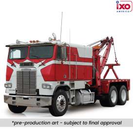 Freightliner  - FLA 1987 red/white - 1:43 - Ixo America - U43TTR002 - ixoU43TTR002 | Toms Modelautos