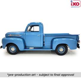 Ford  - F1 1952 blue - 1:24 - Ixo America - U24RDC004 - ixoU24RDC004 | Toms Modelautos