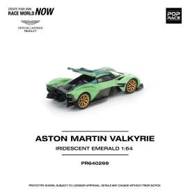 Aston Martin  - Valkyrie green - 1:64 - Pop Race Limited - PR640269 - PR640269 | Toms Modelautos