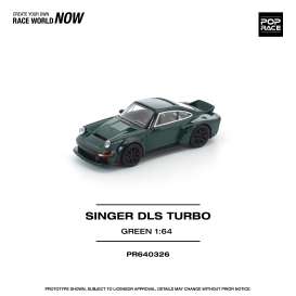 Singer  - DLS Turbo green - 1:64 - Pop Race Limited - PR640326 - PR640326 | Toms Modelautos