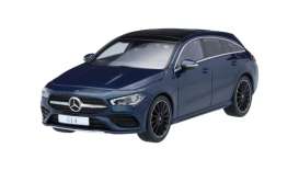 Mercedes Benz  - CLA Shooting Brake (X118)  2019 blue - 1:43 - Mercedes Benz - B66960475 - MB66960475 | Toms Modelautos