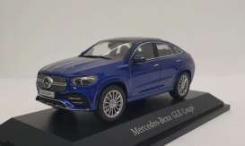 Mercedes Benz  -  GLE Coupe C167 blue - 1:43 - Mercedes Benz - B66960820 - MB66960820 | Toms Modelautos