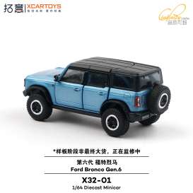 Ford  - Bronco blue - 1:64 - XCartoys - X32-01 - XcarX32-01 | Toms Modelautos