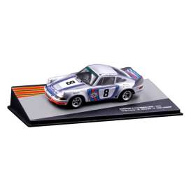 Porsche  - 911 Carrera RSR 1973 silver/blue/red  - 1:43 - Magazine Models - MX6ALA0002 - magPor002 | Toms Modelautos
