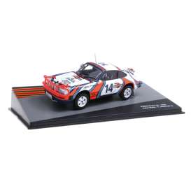 Porsche  - 911 SC 1978 white/blue/red  - 1:43 - Magazine Models - MX6ALA0004 - magPor004 | Toms Modelautos