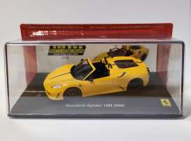Ferrari  - Scuderia Spider 16M 2008 yellow - 1:43 - Magazine Models - LB8ALA0004 - magfer16M | Toms Modelautos
