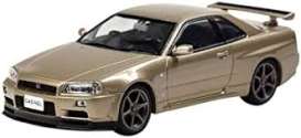 Nissan  - Skyline GT-R Mspec Nur (BNR34) 2002 bronze - 1:43 - Carnel - CN430201 - CN430201 | Toms Modelautos
