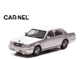 Nissan  - Gloria Brougham VIP (PAY31) 1998 silver - 1:43 - Carnel - CN439808 - CN439808 | Toms Modelautos