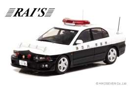 Mitsubishi  - Galant VR4 (EC5A)  2002 black/white - 1:43 - Rai's - H7430205 - H7430205 | Toms Modelautos