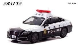 Toyota  - Crown Hybrid (AZSH21)  2023 black/white - 1:43 - Rai's - H7432303 - H7432303 | Toms Modelautos