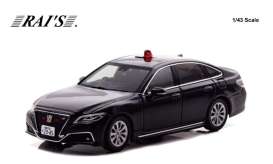 Toyota  - Crown ARS220 2022 black - 1:43 - Rai's - H7432208 - H7432208 | Toms Modelautos
