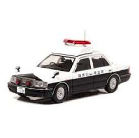 Toyota  - Crown (GS151Z) 2000 black/white - 1:43 - Rai's - SH7-4309 - SH7-4309 | Toms Modelautos