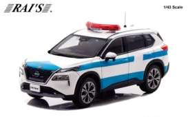Nissan  - X-TRAIL S e-4ORCE (T33)  2022 white/blue - 1:43 - Rai's - H7432210 - H7432210 | Toms Modelautos