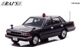 Nissan  - Cedric (YPY30) 1984 black - 1:43 - Rai's - H7438402 - H7438402 | Toms Modelautos