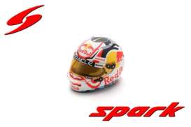 Helmet  - Yuki Tsunoda 2025 white/red/blue/yellow - 1:5 - Spark - 5HF204 - spa5HF204 | Toms Modelautos