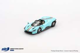 Ferrari  - Daytona SP3 light blue - 1:64 - BBR - BBRFER64020 - BBRFER64020 | Toms Modelautos