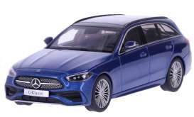 Mercedes Benz  - C-Klasse (S206) 2021 blue - 1:43 - Mercedes Benz - B66960640 - mb66960640 | Toms Modelautos