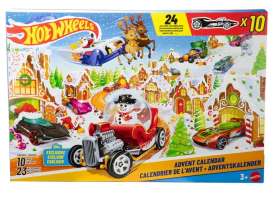 Assortment/ Mix  - Hotwheels Advent Calendar 2025  - 1:64 - Hotwheels - JCB47 - hwmvJCB47 | Toms Modelautos