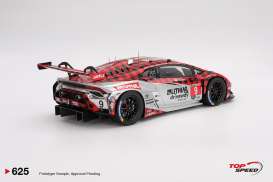 Lamborghini  - Huracan 2025 red/grey - 1:18 - Top Speed - TS0625 - TS0625 | Toms Modelautos