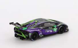 Lamborghini  - Huracan 2024 green/black - 1:64 - Mini GT - 01062BL - MGT01062BL | Toms Modelautos