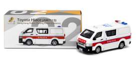 Toyota  - Hiace white/red - 1:64 - Tiny Toys - ATC65174 - tinyATC65174 | Tom's Modelauto's