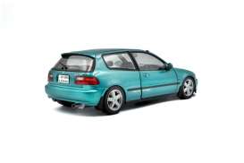 Honda  - Civic (EG6) 1991 aztec green - 1:18 - Solido - 1810405 - soli1810405 | Toms Modelautos