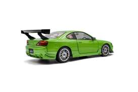Nissan  - Silvia S15 1999 green - 1:18 - Solido - 1812203 - soli1812203 | Toms Modelautos