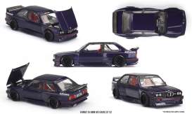 BMW  - M3 1989 purple - 1:64 - Mini GT - KHMG216 - MGTKHMG216 | Toms Modelautos