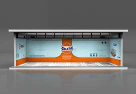 diorama Accessoires - Gulf with light blue/orange - 1:64 - Black Box Diorama - MO914001 - MO914001 | Toms Modelautos