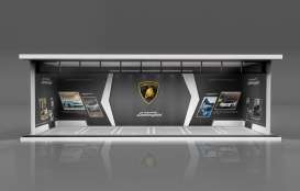 diorama Accessoires - Lamborghini various - 1:64 - Black Box Diorama - MO914005 - MO914005 | Toms Modelautos