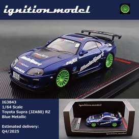 Toyota  - Supra (JZA80) RZ  blue - 1:64 - Ignition - IG3843 - IG3843 | Toms Modelautos