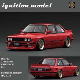 BMW  - 30 red - 1:18 - Ignition - IG3713 - IG3713 | Toms Modelautos