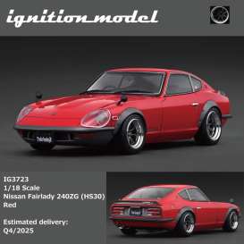 Nissan  - Fairlady 240ZG (HS30)  red - 1:18 - Ignition - IG3723 - IG3723 | Toms Modelautos